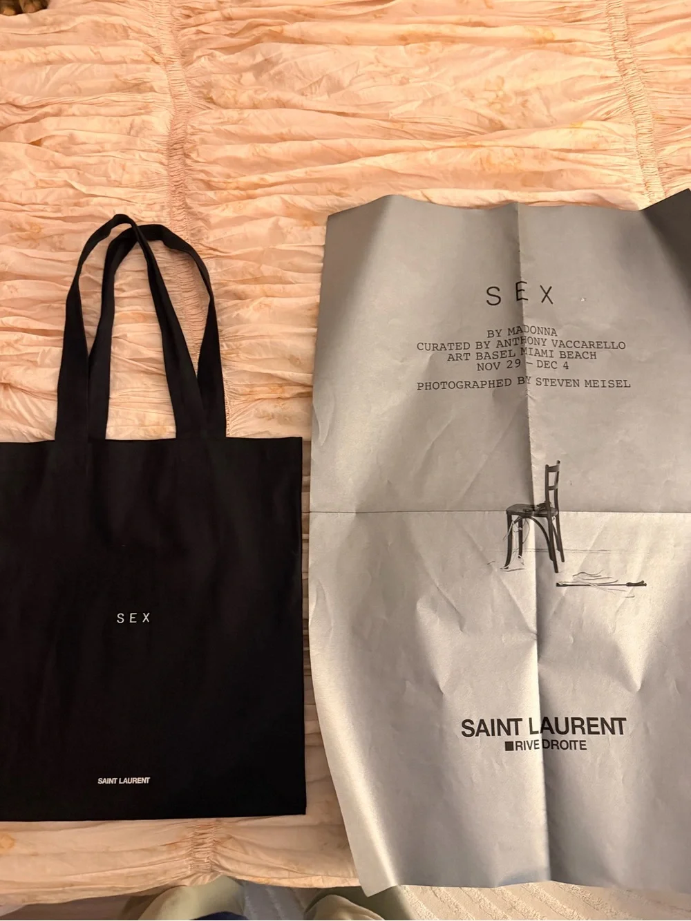 Madonna x St Laurent bag from Miami Art Basal 2022!